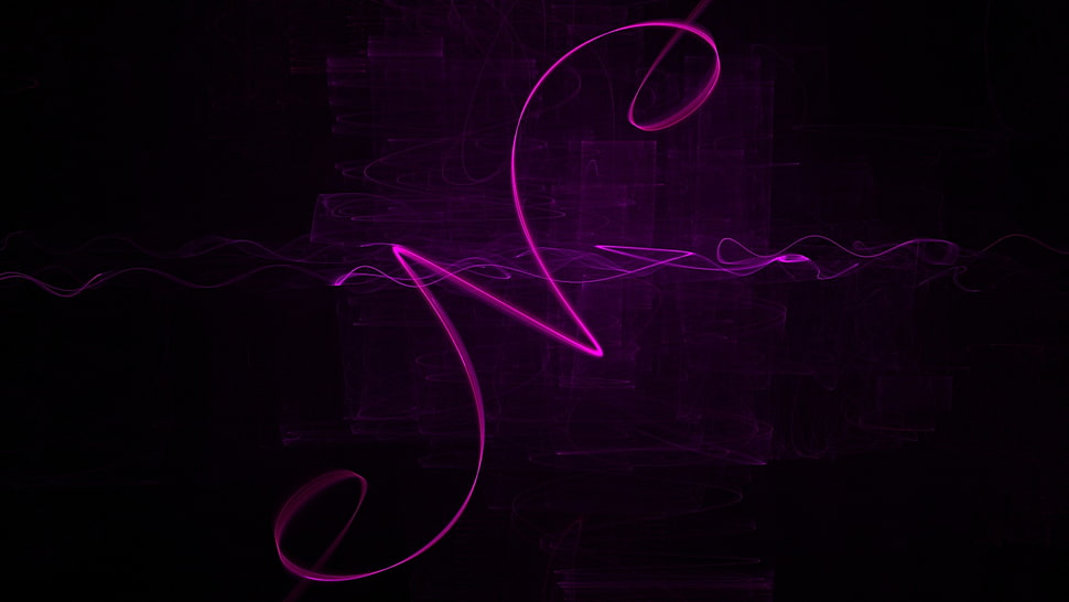 purple N light HD wallpaper