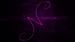 purple N light