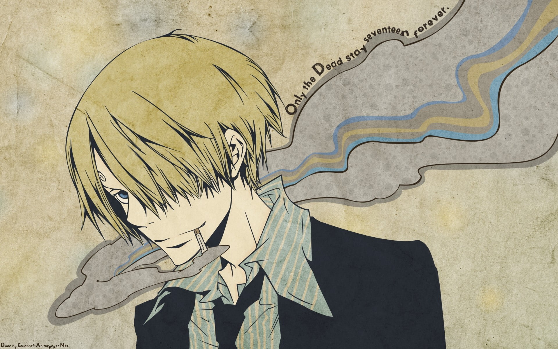 Sanji Vinsmoke from One Piece illustration, One Piece, anime, Sanji