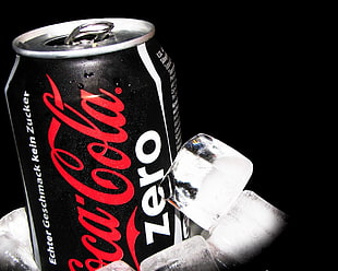 Coca-Cola zero can HD wallpaper