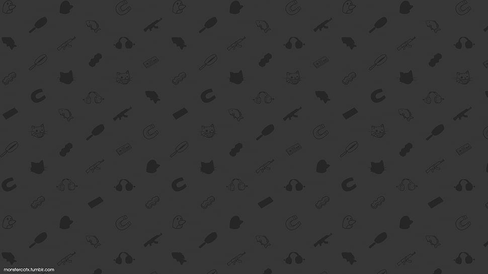 gray textile, Ephixa, pattern HD wallpaper