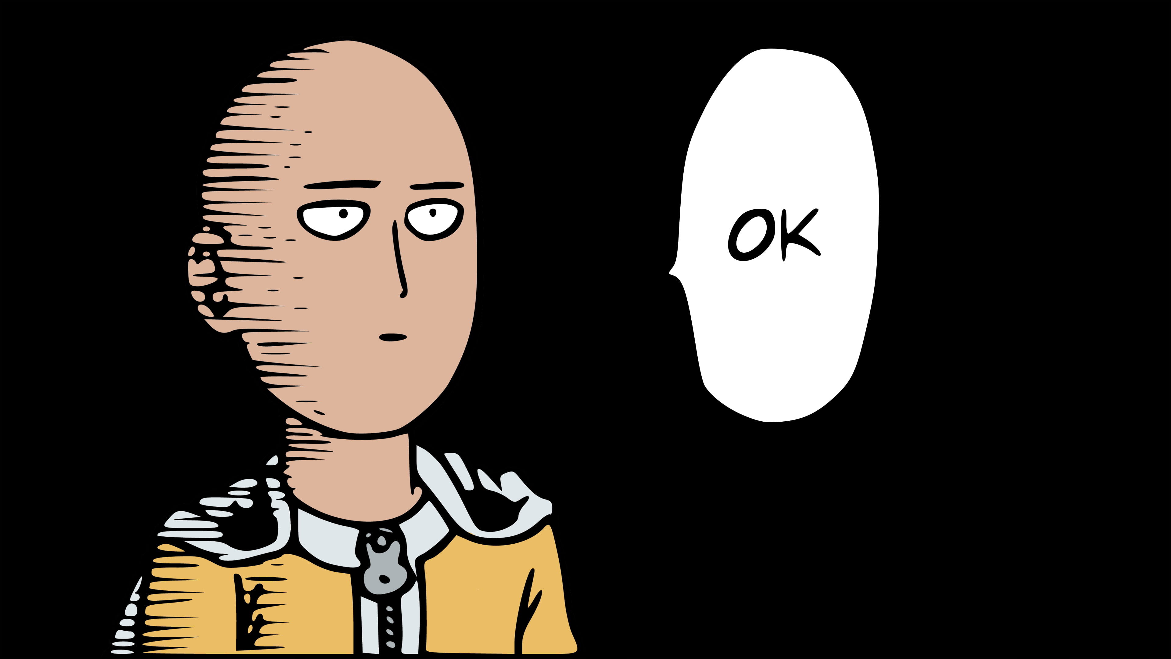 Saitama Illustration Anime One Punch Man Saitama Hd Wallpaper