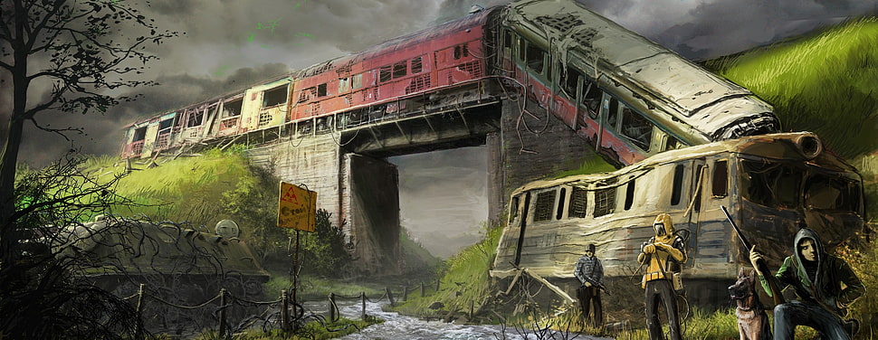 game application digital wallpaper, artwork, apocalyptic HD wallpaper
