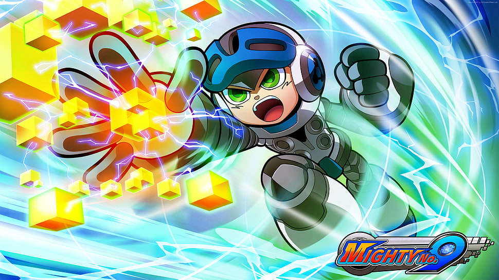 Mighty No 9 illustration HD wallpaper