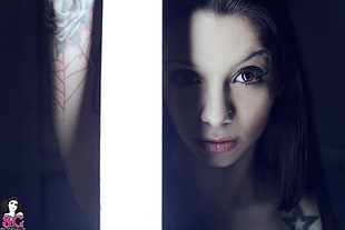 photo of woman with tattoo