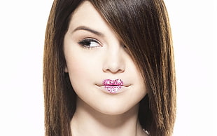 Selena Gomez, lips, Selena Gomez HD wallpaper