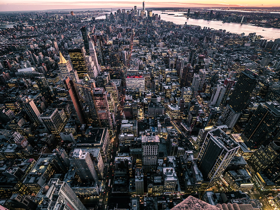city skyline, New york, Usa, City HD wallpaper