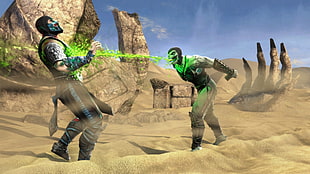 Mortal Kombat Sub Zero and Reptile game application, Mortal Kombat, Sub-Zero, Reptile (Mortal Kombat) HD wallpaper