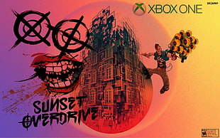 Xbox One Sunset Overdrive poster, video games, gamers, Sunset Overdrive