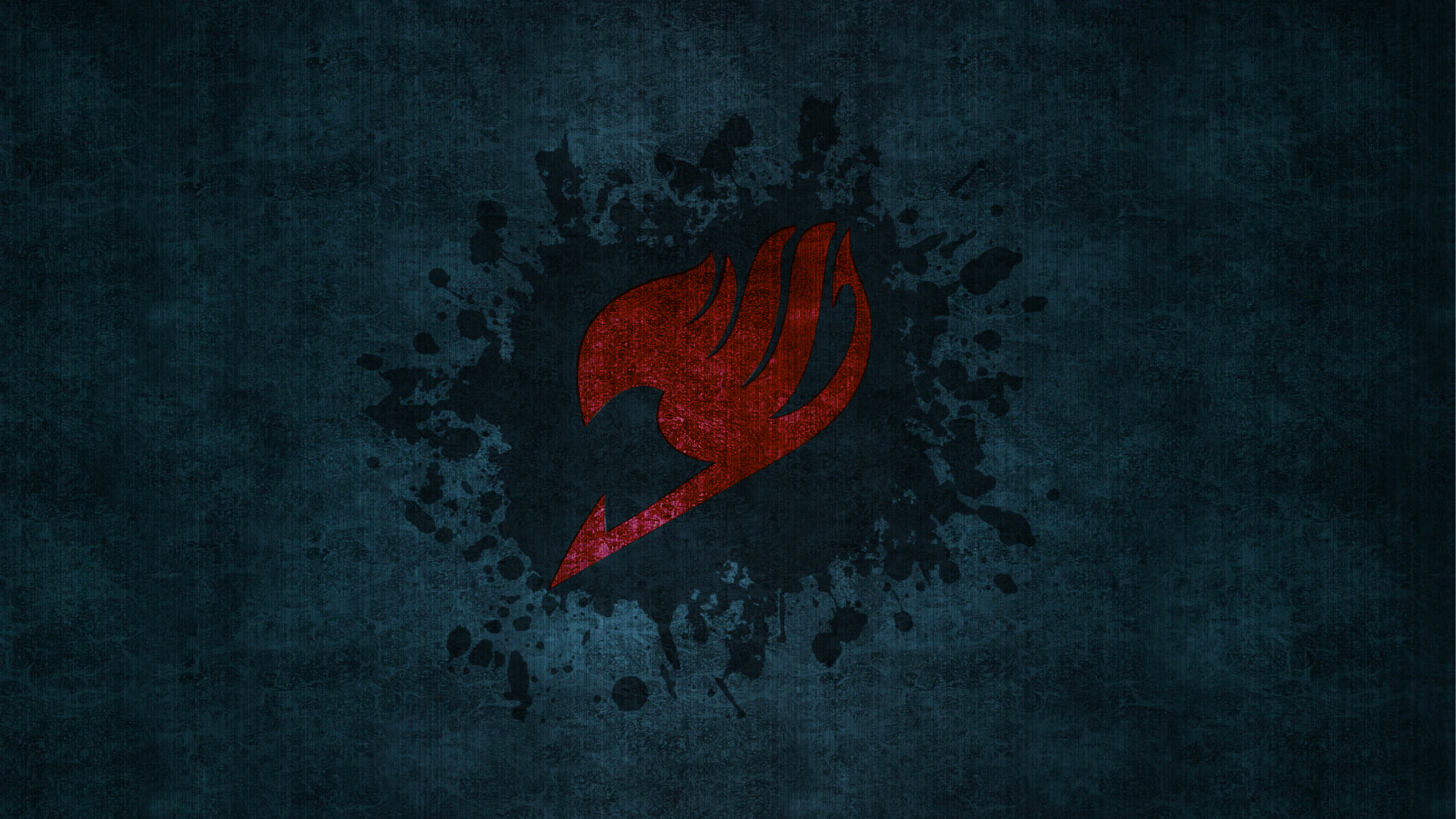 red logo, Fairy Tail, backgound