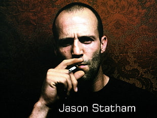 Jason Statham, Jason Statham, smoking, men, cigarettes HD wallpaper