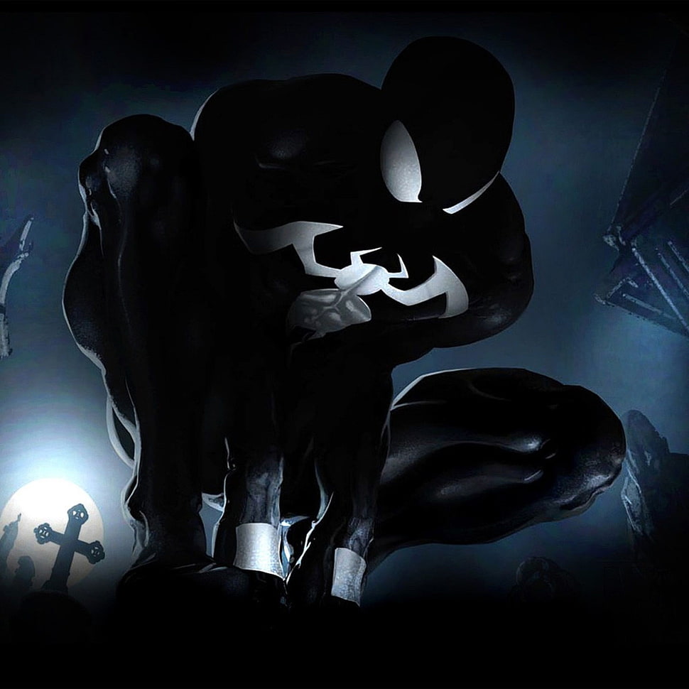 Venom digital wallpaper HD wallpaper