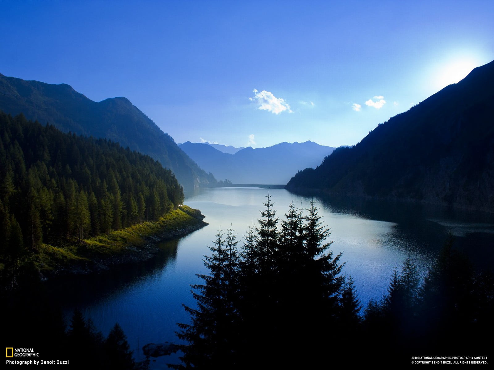 landscape photography of trees near of river, landscape, nature, mountains, National Geographic