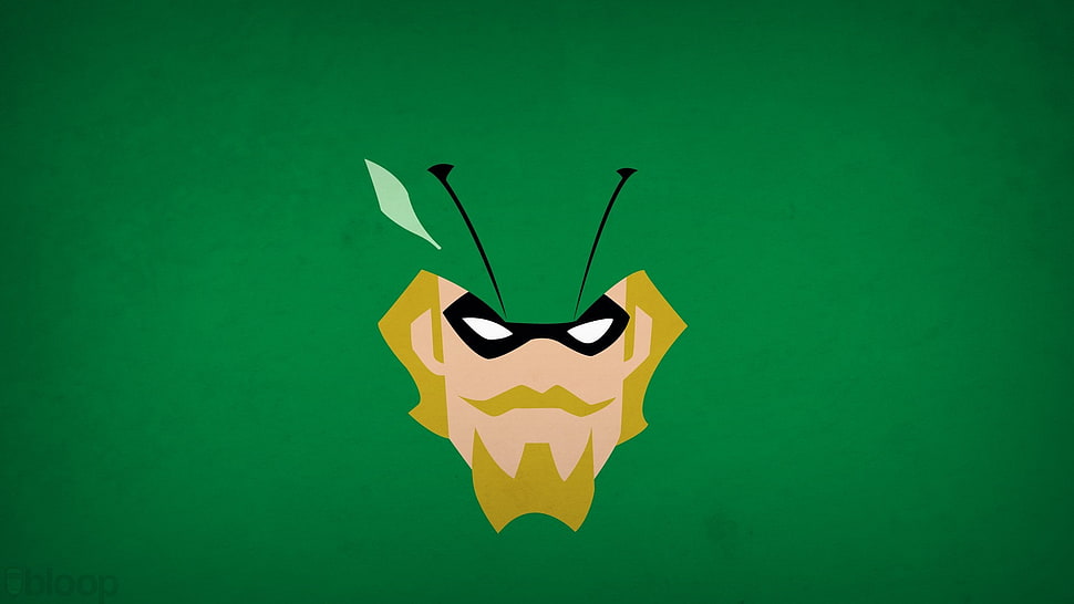 man face with long beard animated illustration HD wallpaper