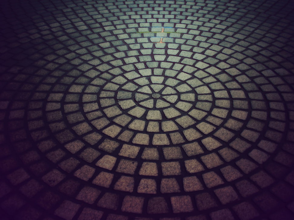 black and white area rug, stones, pattern HD wallpaper