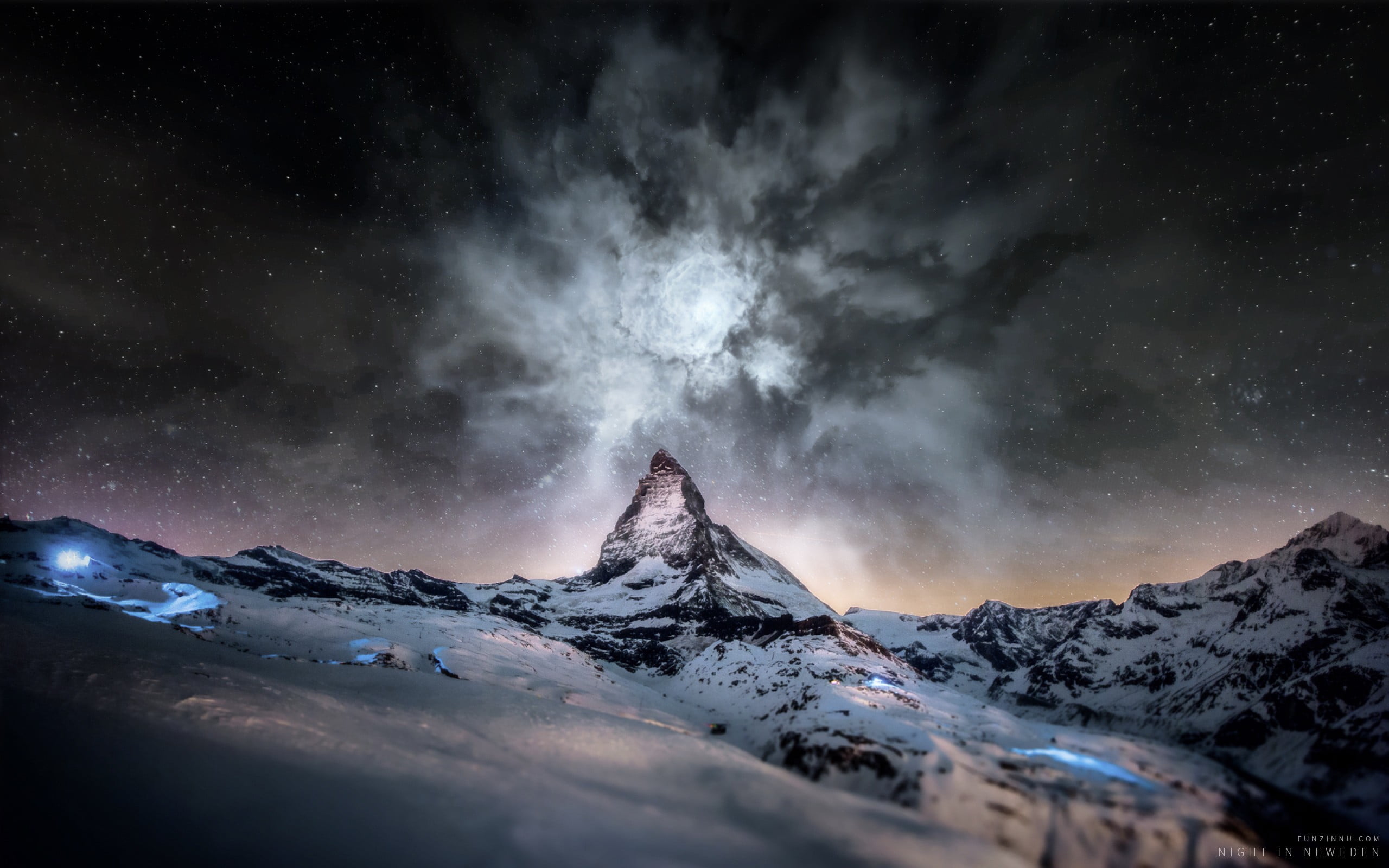 brown rock formation, mountains, Matterhorn, nature