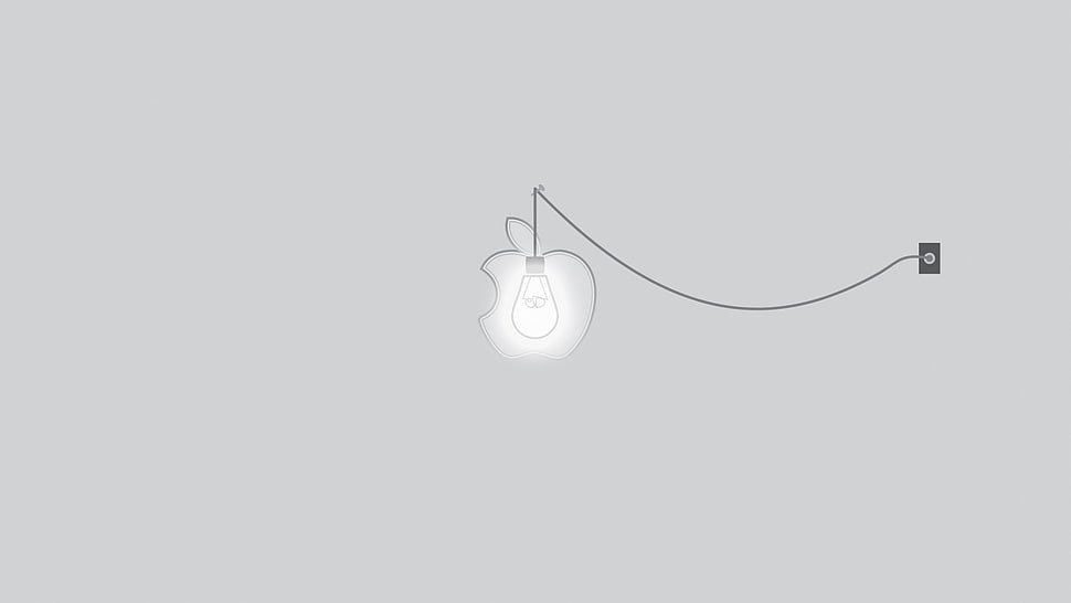 light bulb, Apple Inc., electricity HD wallpaper