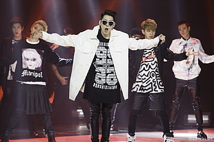man wearing white coat, Blockb, Zico, Jaehyo, P.O
