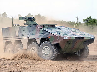 green military vehicle