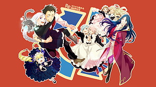 animated characters digital wallpaper, Re:Zero Kara Hajimeru Isekai Seikatsu, Rem (Re: Zero), Emilia (Re: Zero), Beatrice (Re: Zero) HD wallpaper