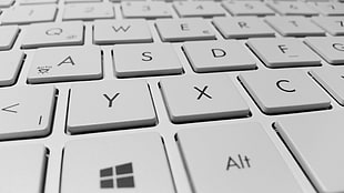 close up photo of laptop keyboard HD wallpaper