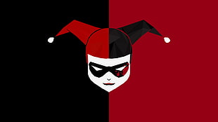 Harley Quinn digital wallpaper, Harley Quinn, poly, Batman, Joker