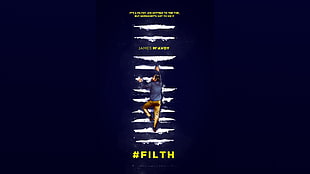 Filth illustration, Filth (movie), James McAvoy HD wallpaper