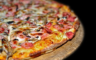 cooked pizza HD wallpaper