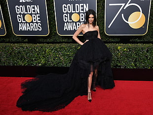 Kendal Jenner, Kendall Jenner, dress, Golden Globes 2018