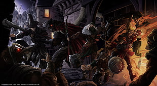 game poster, video games, digital art, Warhammer, artwork