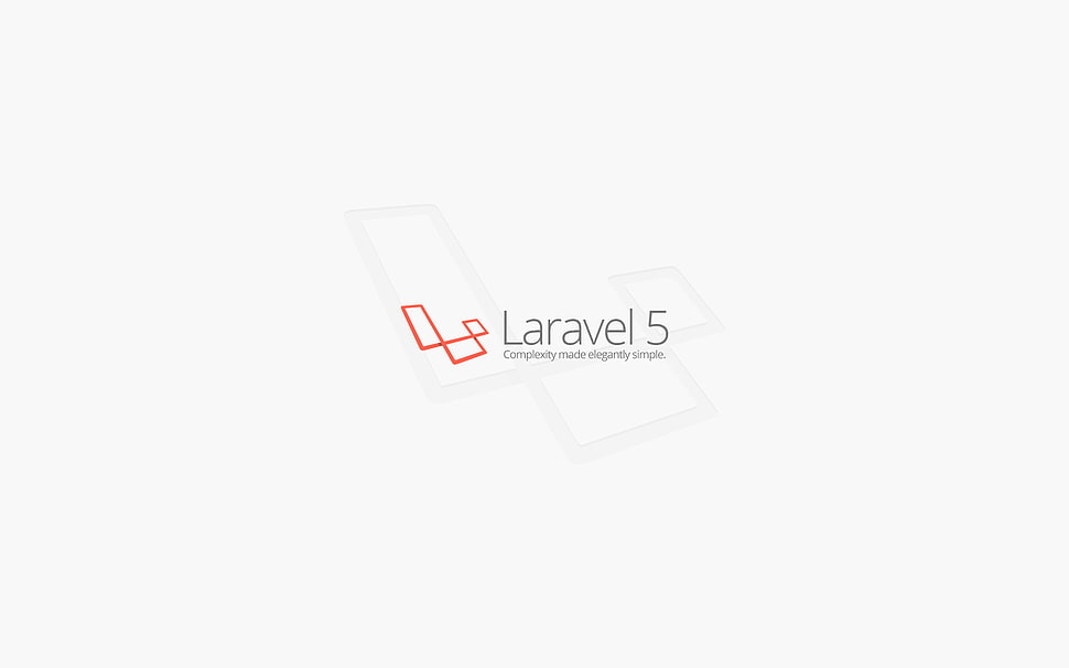 Laravel 5 logo, Laravel, simple, code, programming HD wallpaper