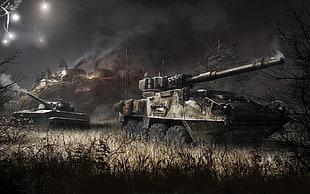 brown panzer tank illustration, Armored Warfare, video games
