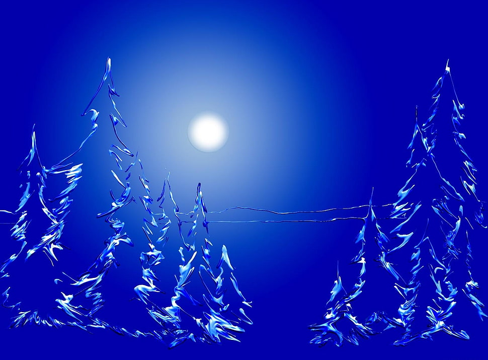 white snow HD wallpaper