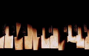 illustration of piano keys HD wallpaper