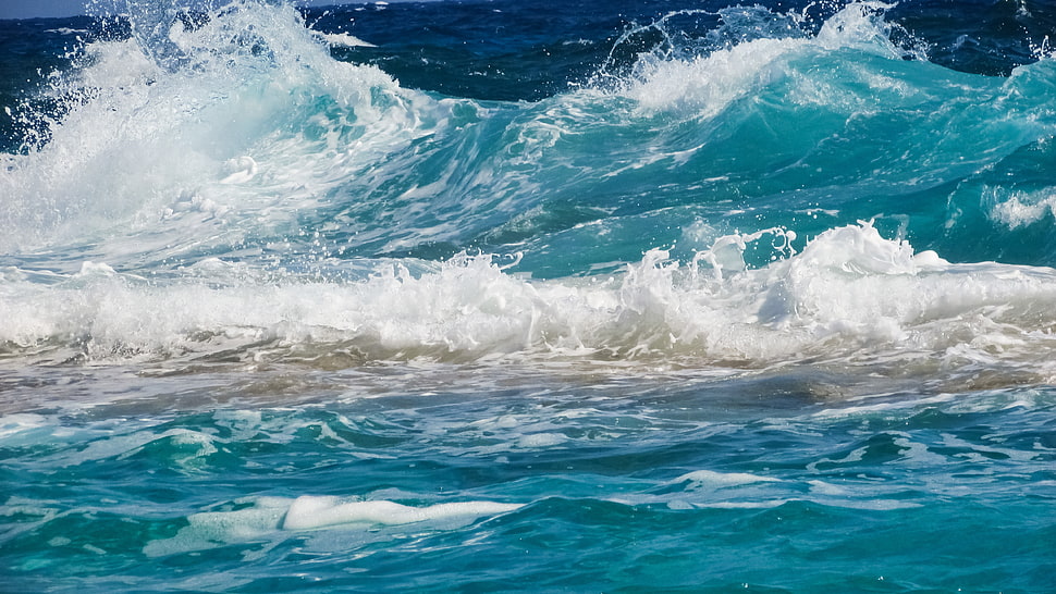 ocean waves HD wallpaper