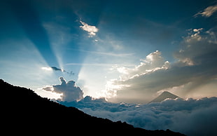blue cloudy sky during daytime photo