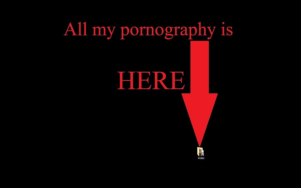 black background with red text HD wallpaper