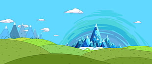 ice mountain wallpaper, Adventure Time