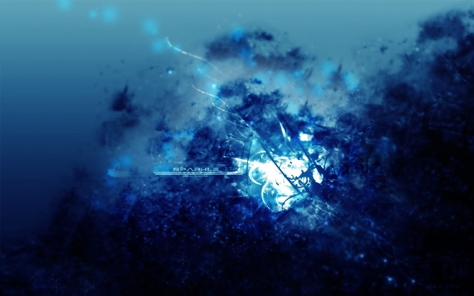 blue and black wallpaper, abstract HD wallpaper