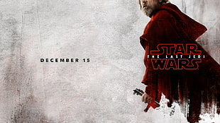 Star Wars The Last Jedi digital wallpaper, Star Wars: The Last Jedi, movies, Luke Skywalker HD wallpaper