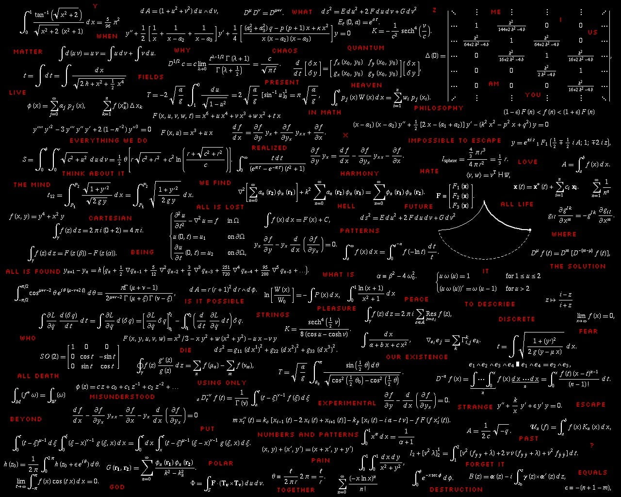 Minimalism Dark Mathematics Formula Hd Wallpaper Wallpaper Flare