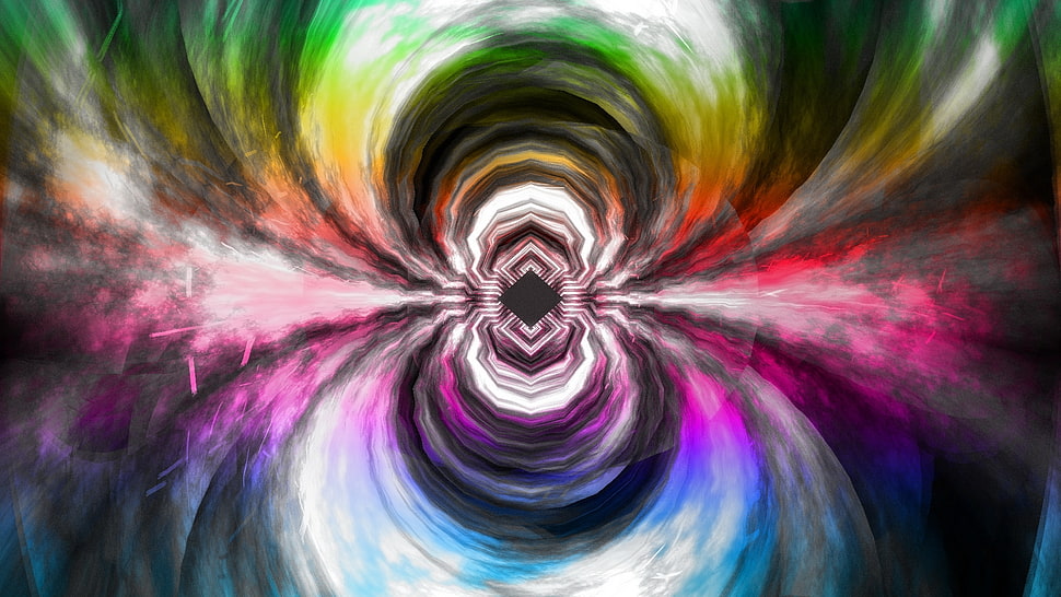 multicolored illusion digital wallpaper HD wallpaper