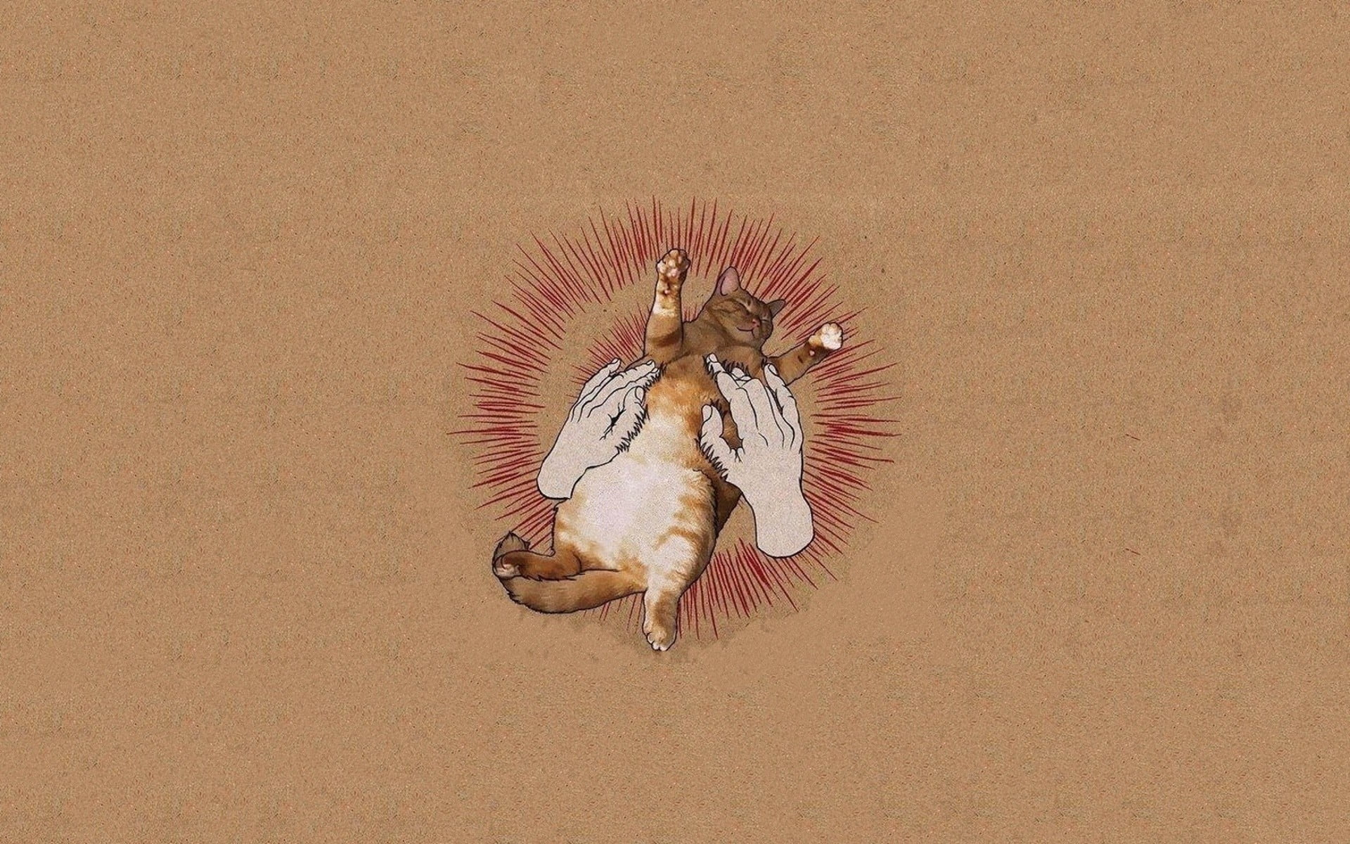 brown and white cat illustration, music, Godspeed You! Black Emperor, album covers, cat