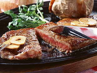 food photography of steak on plate