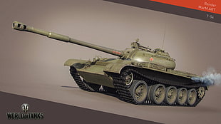 green tank illustration, World of Tanks, tank, wargaming, video games