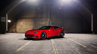red sports car, car, red cars, Ferrari F12, Ferrari HD wallpaper