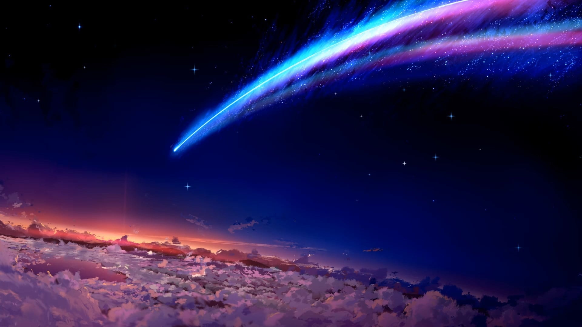 space, anime, Kimi no Na Wa, Your Name