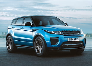photo of blue and black Range Rover Land Rover HD wallpaper