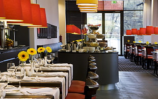 interior photography of restaurant during daytime