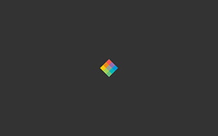 multicolored cube illustration HD wallpaper